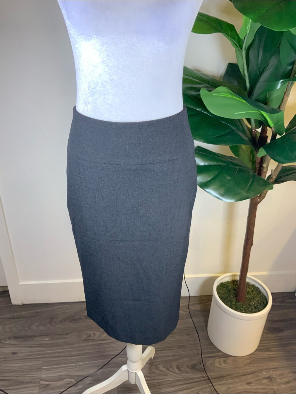 Zara Dark Gray Pencil Skirt